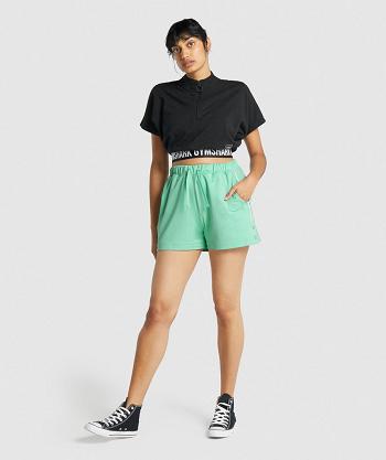 Pantalones Cortos Gymshark Recess Mujer Verde Claro | CO 2784SGL